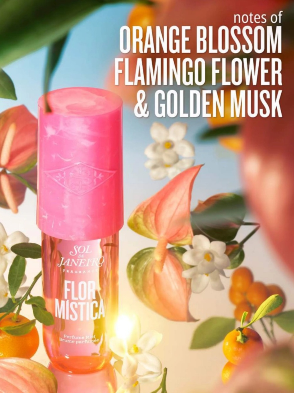 Sol de Janeiro Flor Mística Perfume Mist in Bright Pink - Picture 2 of 3